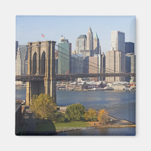 Överbrygga och Cityscape Magnet