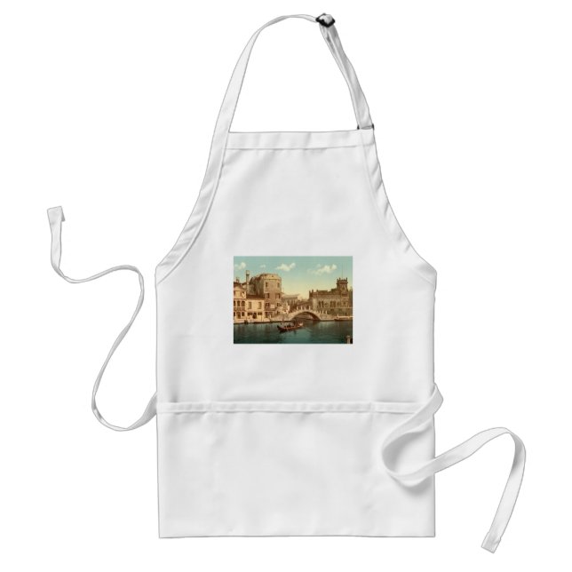 Överbrygga och kanalen, Venedig Förkläde (Framsidan)