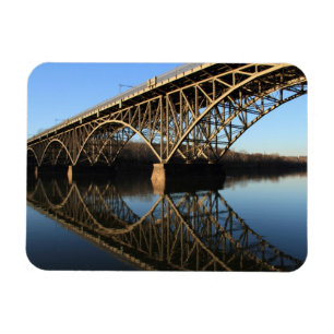 Överbrygga över den Schuylkill floden Magnet