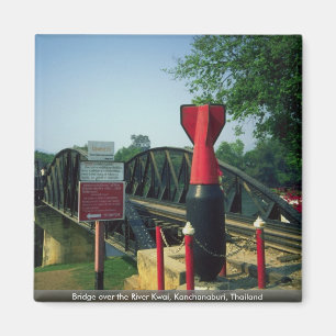 Överbrygga över floden Kwai, Kanchanaburi, Magnet