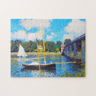 Överbrygga på Argenteuil Claude Monet Pussel
