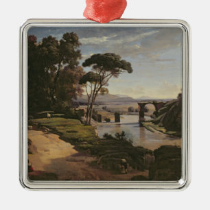 Överbrygga på Narni, c.1826-27 Julgransprydnad Metall