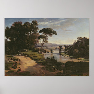Överbrygga på Narni, c.1826-27 Poster