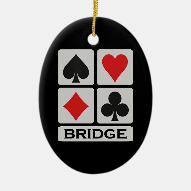 Överbrygga prydnaden julgransprydnad keramik (Framsidan)