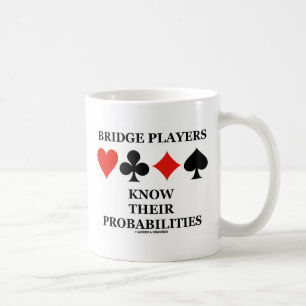 Överbrygga spelare vet deras Probabilities Kaffemugg