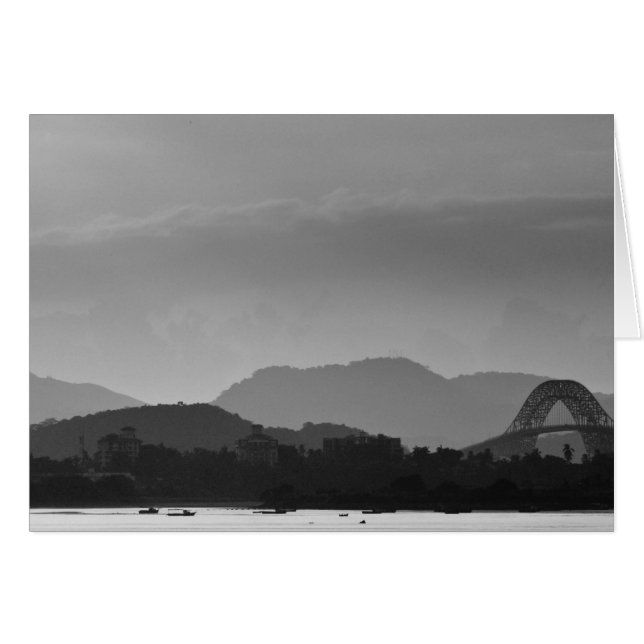 Överbrygga till Americasna Hälsningskort (Framsidan Horizontal)