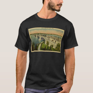 Överbrygga till Belleislen Detroit, Michigan, Tee Shirt