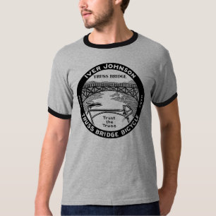 Överbryggar den retro Iver Johnson för vintage Tee Shirt