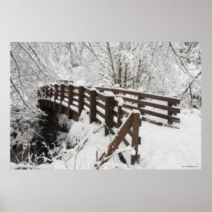 Överbryggar dolda trä för snö poster