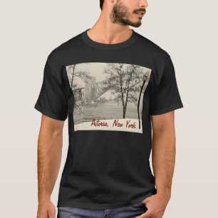 "Överbryggar Hellgate" Astoria, NY-manar Tee