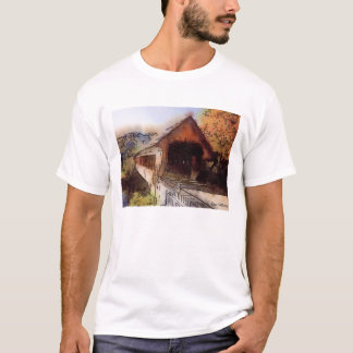 Överbryggar pittoreskt doldt för högkvalitativ tee shirt