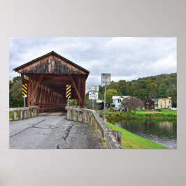 Överbyggd bro, Downsville, New York Poster