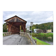 Överbyggd bro, Downsville, New York