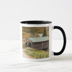 Överbyggd bro, Vermont, USA Mugg