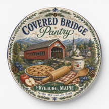 Överbyggda Bridge Pantry Fryeburg Maine Melamin
