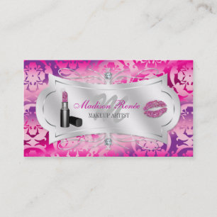 Överdådig Fuchsia SparklingCosmetologist för Visitkort