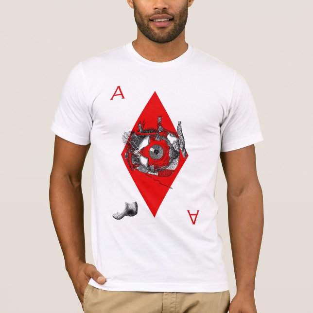Överdängare av diamanter tee shirt (Framsida)