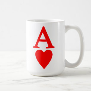Överdängare av hjärtamuggen kaffemugg