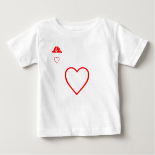 Överdängare av hjärtaskjortan t-shirt
