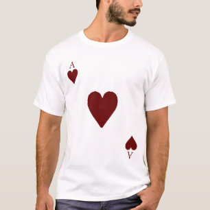 Överdängare av hjärtor tee shirt