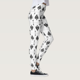 ÖVERDÄNGARE AV SPADAR LEGGINGS