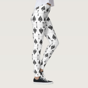ÖVERDÄNGARE AV SPADAR LEGGINGS