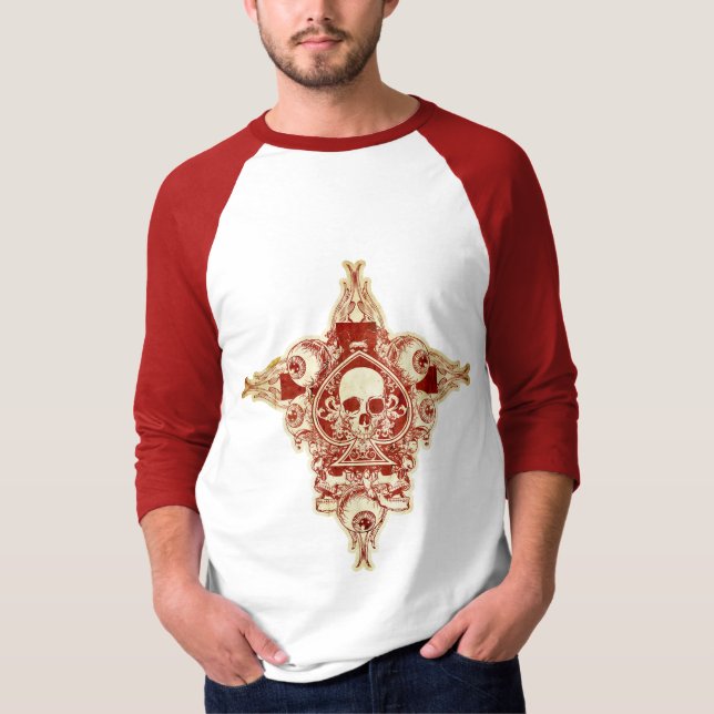 Överdängare av spadar t shirt (Framsida)