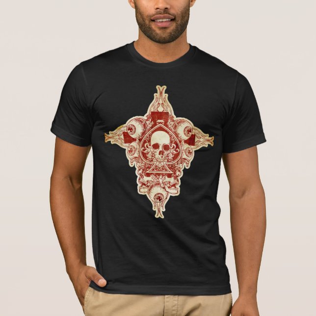 Överdängare av spadar tee shirt (Framsida)