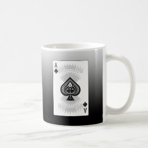 Överdängare av spadepokerkortet: kaffemugg