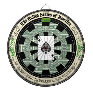 Överdängare av spadepokerrum darttavla