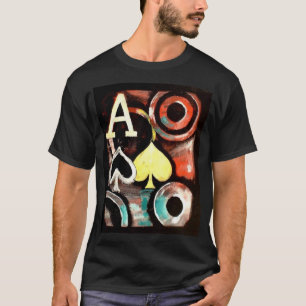 Överdängare för skjorta för grafittistilpoker  t-shirt