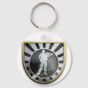 Överdängaren klämmer fast Keychain Nyckelring
