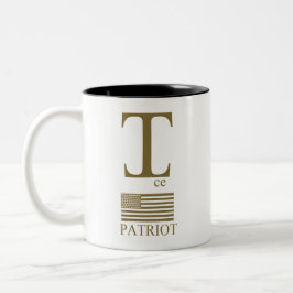 Överdimensionerad Monogram "I" PATRIOT-Mugg — Djär Två-Tonad Mugg