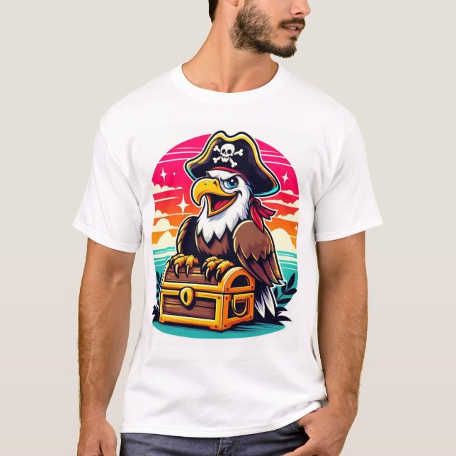 Överdimensionerat halvblivet trendig T-Shirt (Framsida)