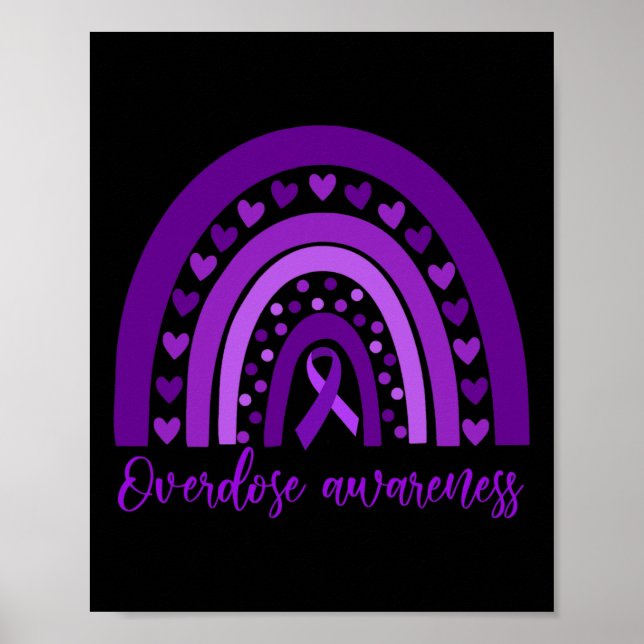 Överdos Regnbåge Läkemedelsberoende Återhämtning L Poster (Framsidan)