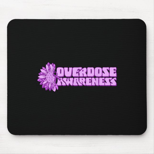 Overdose Awareness Purple Ribbon Drug Addiction 32 Musmatta (Framsidan)