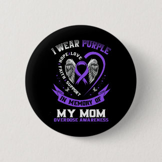 Overdose Awareness Shirt In Memory Of Mom Purple R Knapp