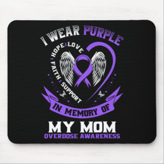 Overdose Awareness Shirt In Memory Of Mom Purple R Musmatta