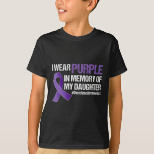 Överdosering Medvetenhet i Bärans Lila för min dot T Shirt