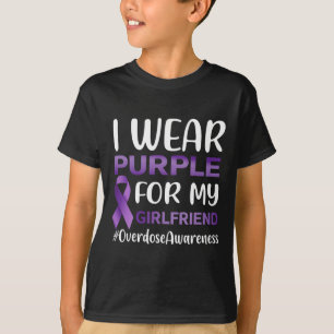 Överdosering Medvetenhet i Bärans Lila för min fli T Shirt