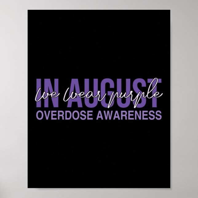 Överdosering Medvetenhet nog Sluta överdosering Bä Poster (Framsidan)