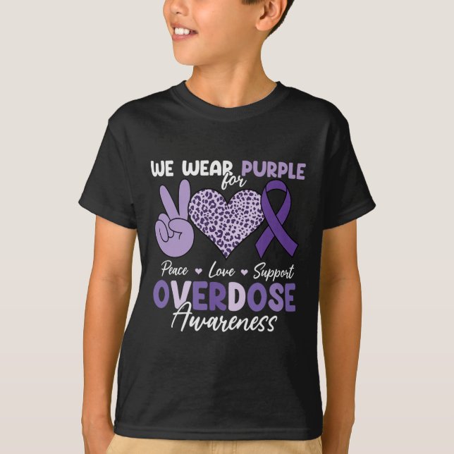 Överdosering Medvetenhet nog Sluta överdosering Bä T Shirt (Framsida)