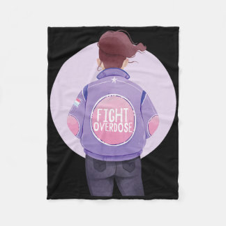 Överdosering Ribbon Överdosering Awaren vid Lila Fleecefilt