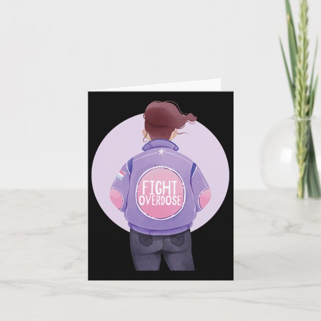 Överdosering Ribbon Överdosering Awaren vid Lila Kort (Framsida)