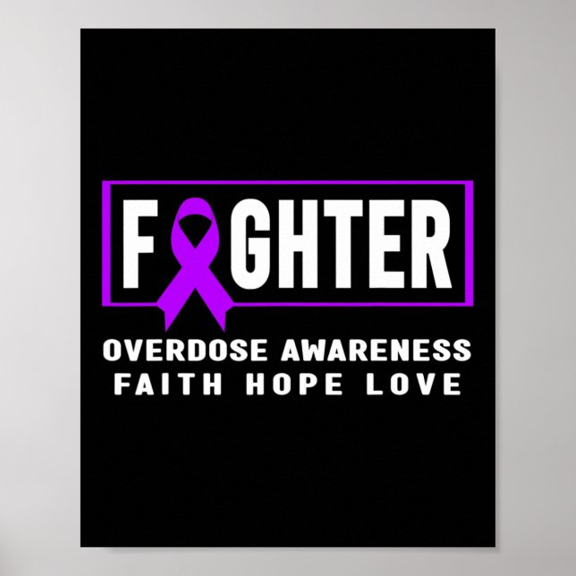 Överdosfighter - Medvetenhet om missbruk  Poster (Framsidan)