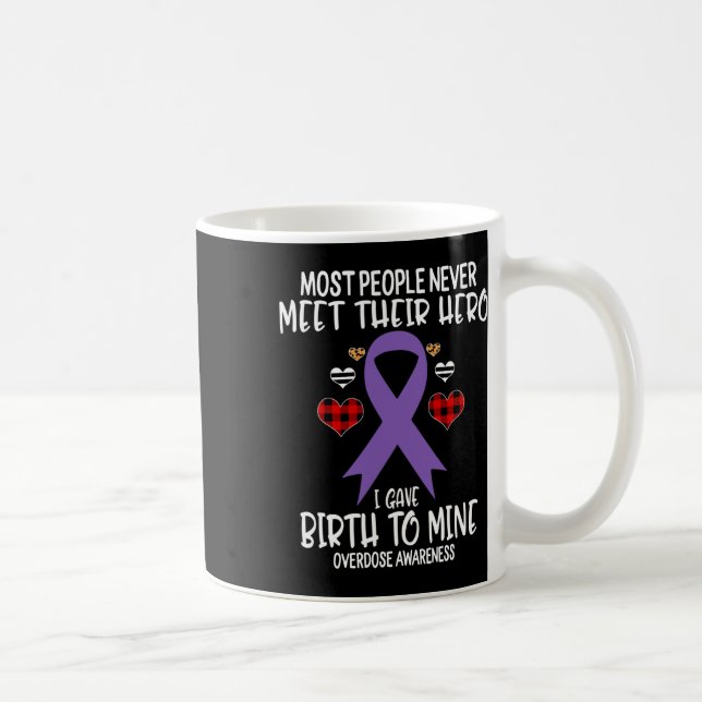 Överdosmedveten Warrior's Mamma Jag Födde M Kaffemugg (Höger)