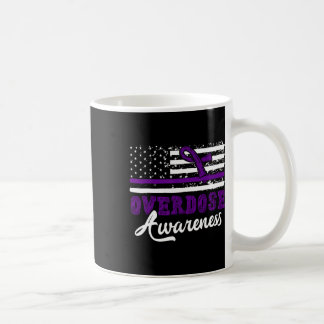 Överdosmedvetenhet Lila Band Drogmissbruk 29 Kaffemugg