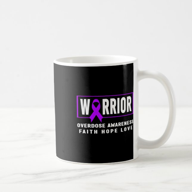 Överdosmedvetenhet T-shirt - Warrior  Kaffemugg (Höger)