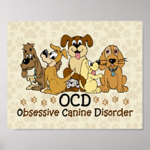 Överdriven Hund-störning Hund älskare Poster