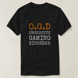 Överdriven spelstörning - luddig speldator t shirt